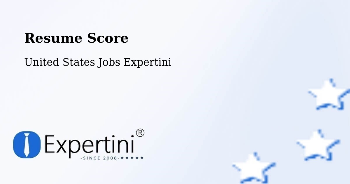 Resume Score & Job Description Match Tool – Sparta - United States Jobs Expertini